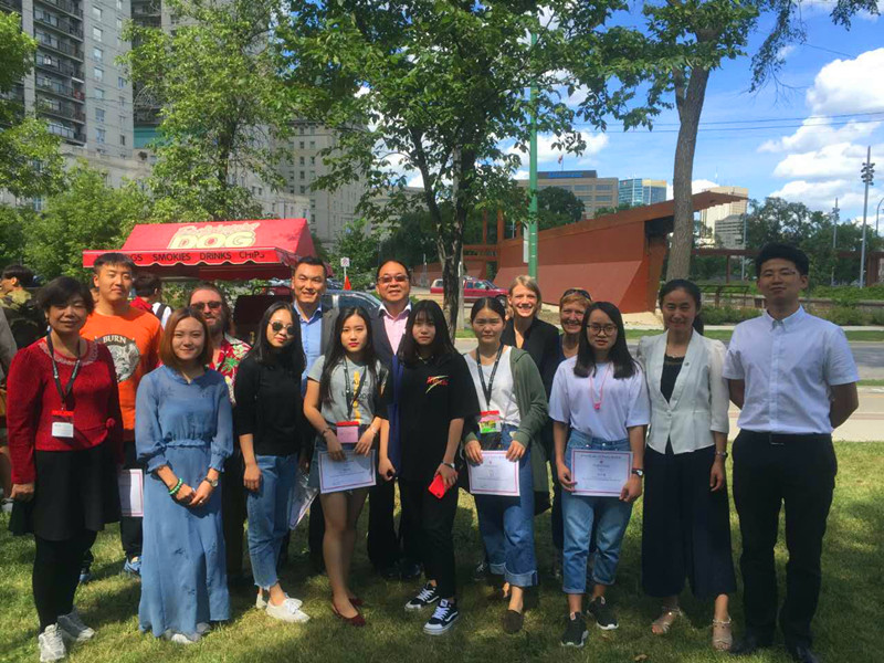 SXPI Delegation in Red River College of Applied Arts, Science and Technology,