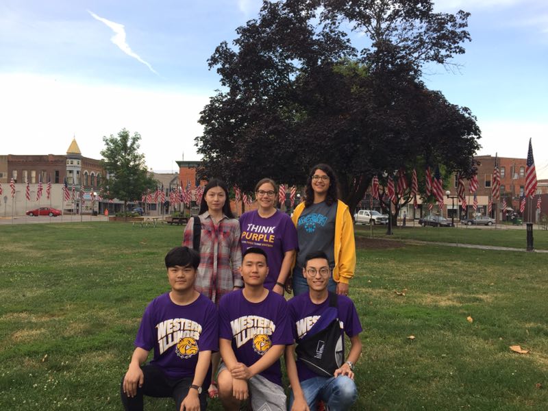 SXPI Delegation in Western Illinois University,the USA