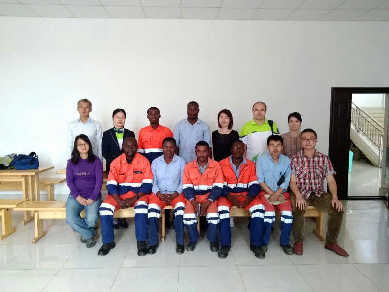Ms. Luo Mei, SXPI CNC Technology Teacher, is Participating in a Training for Local Employees of Chinese Industry