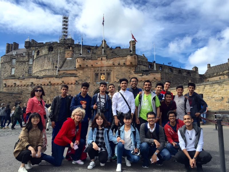 SXPI Teachers and Students in Newcastle College, Britain